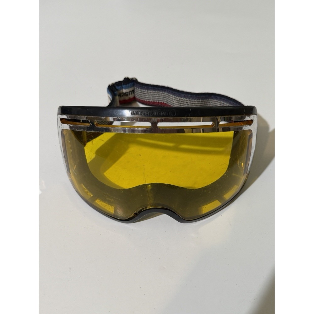 Vintage Bausch & Lomb ski goggles Yellow Lens